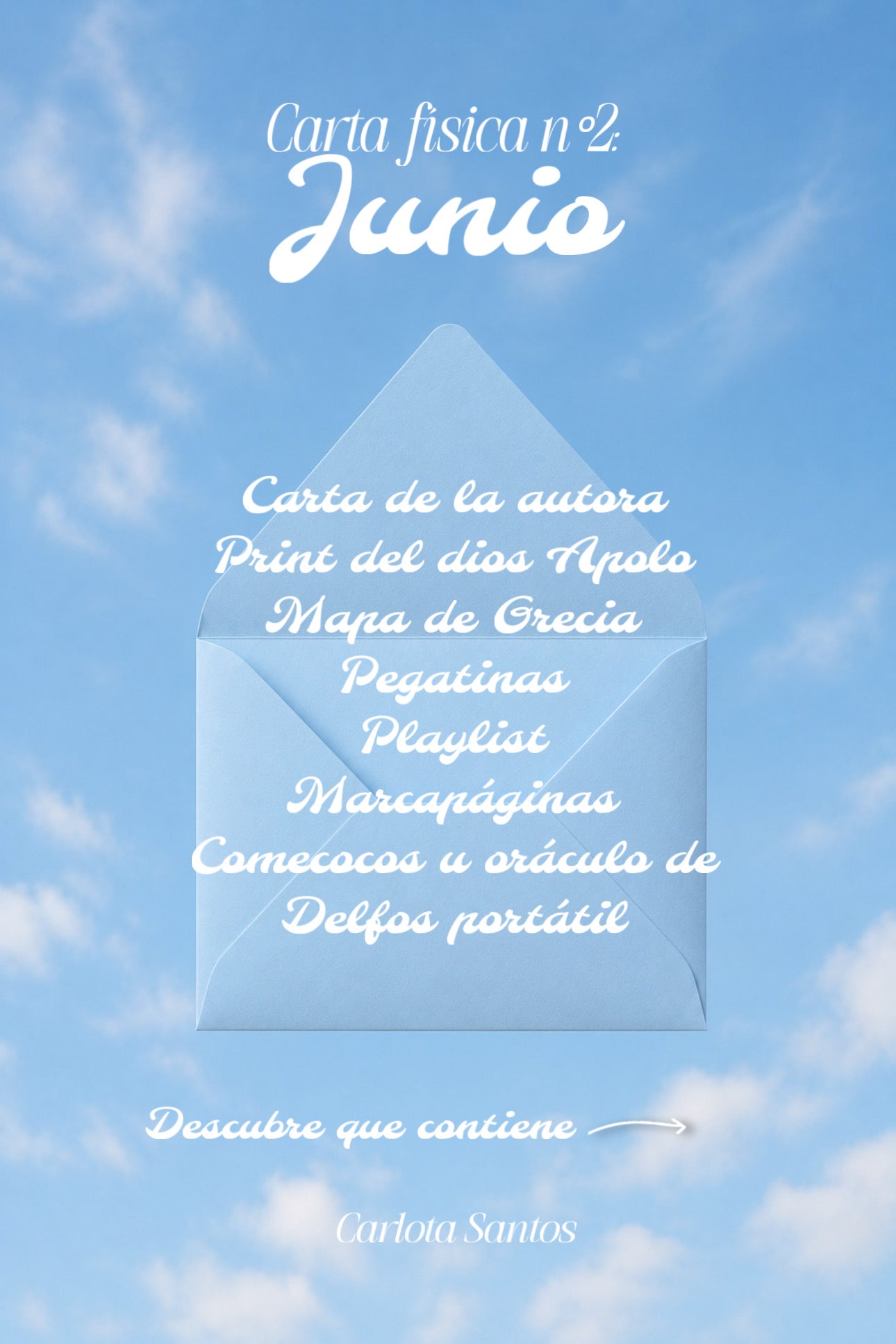 Carta mensual física de Carlota Santos
