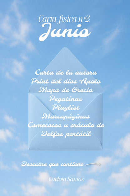 Carta mensual física de Carlota Santos