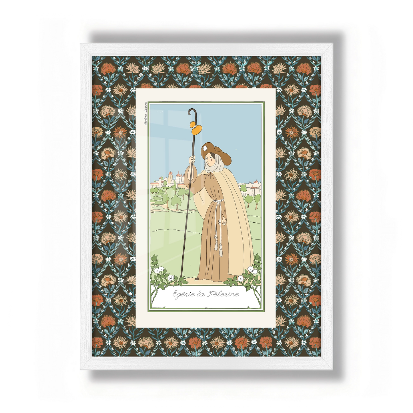 Framed Print "Egeria Pilgrim"