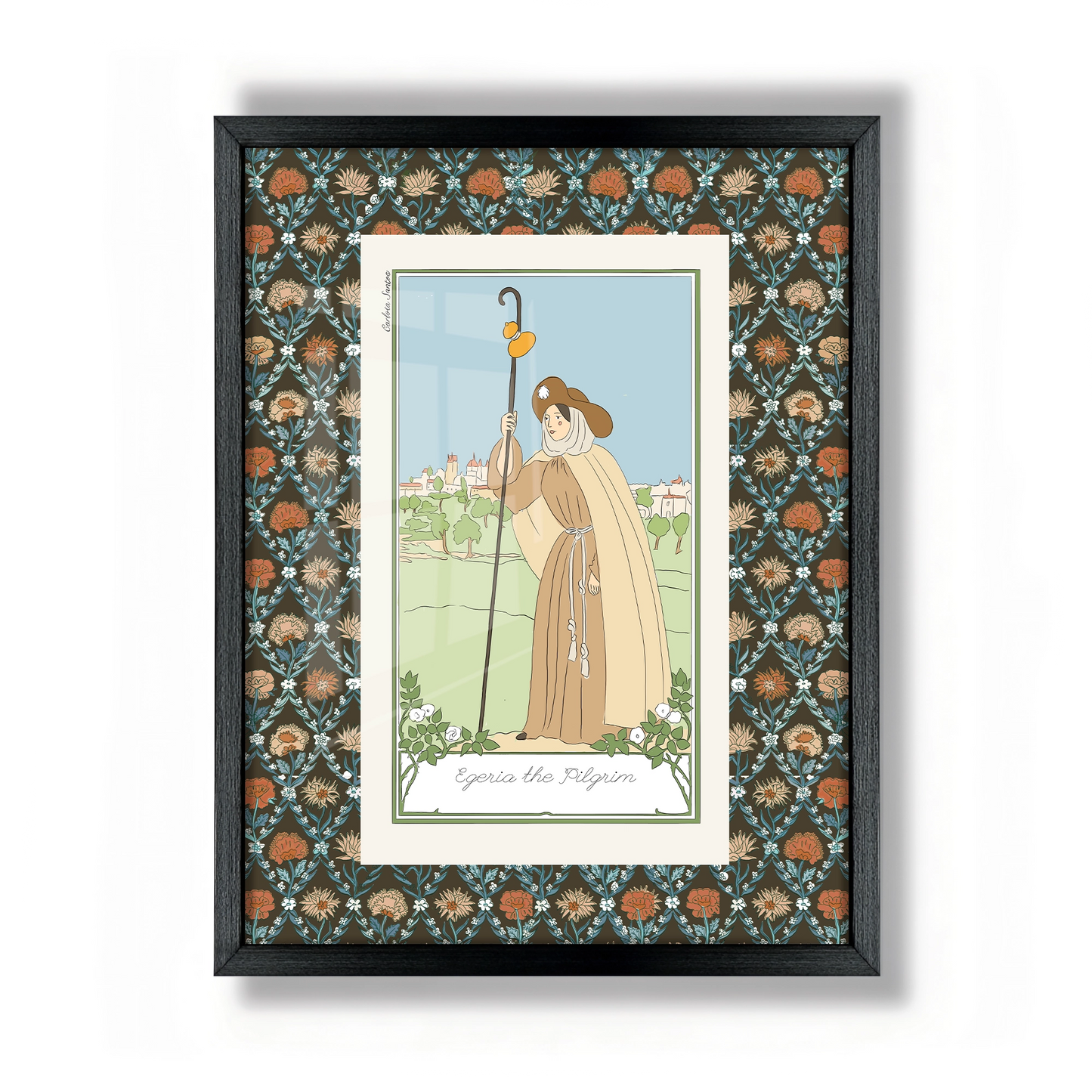 Framed Print "Egeria Pilgrim"