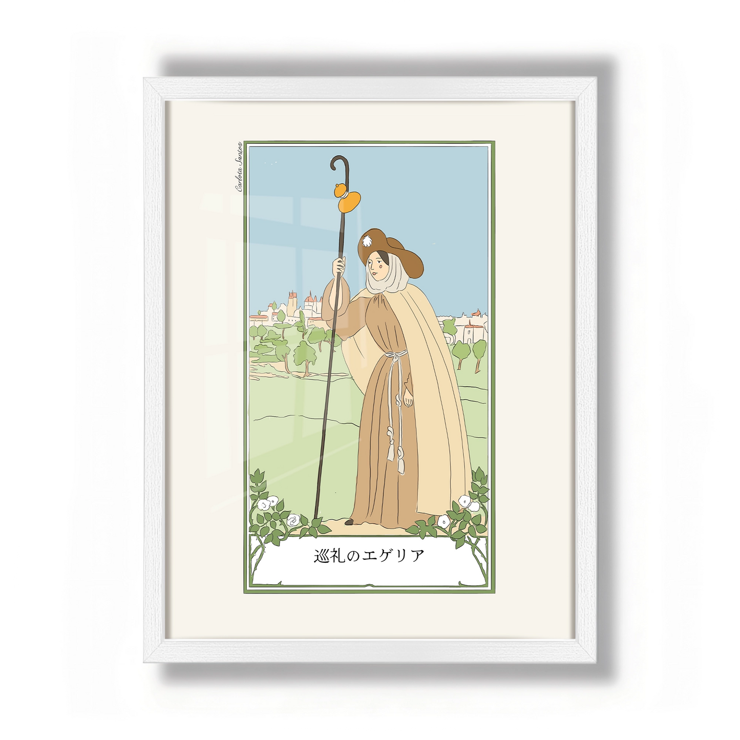 Framed Print "Egeria Pilgrim"