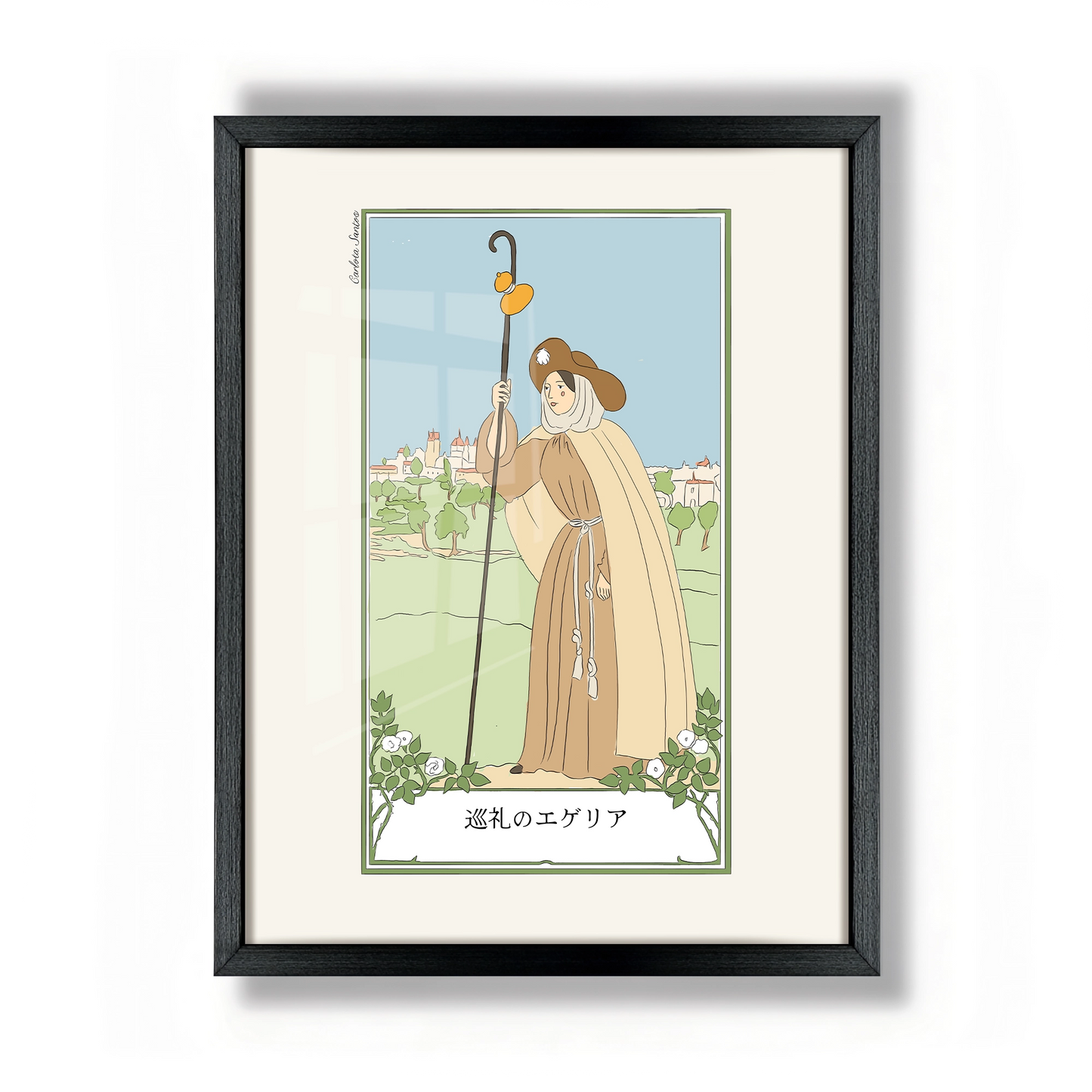 Framed Print "Egeria Pilgrim"